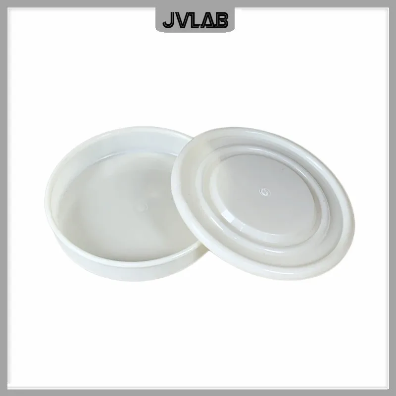 Cover and Tray PVC Lid & Bottom Container for Laboratory Sampling Inspection Pharmacopeia Test Sieve Plastic Sieve Diam. 20cm