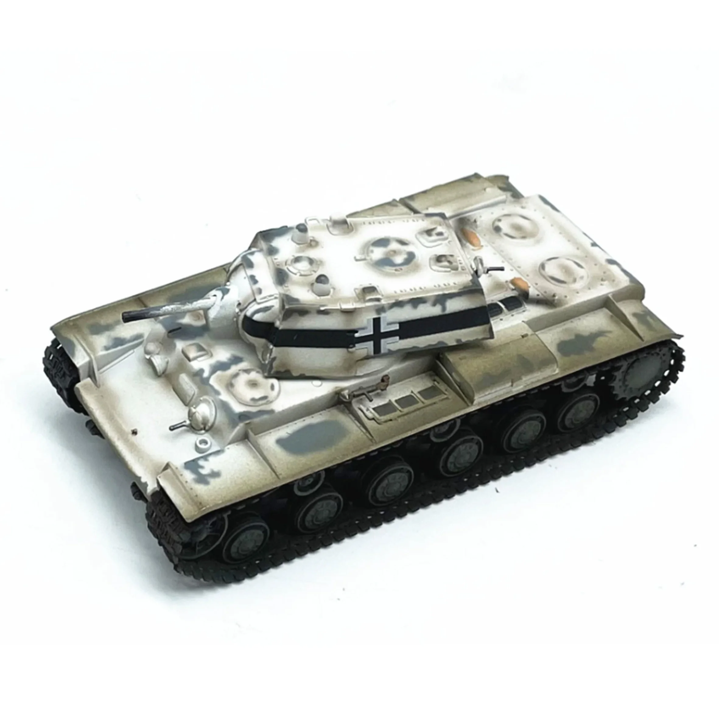 在庫36278-1-72-kv-1重戦車模型（ドイツ軍塗装）完成済み模型（絶版）
