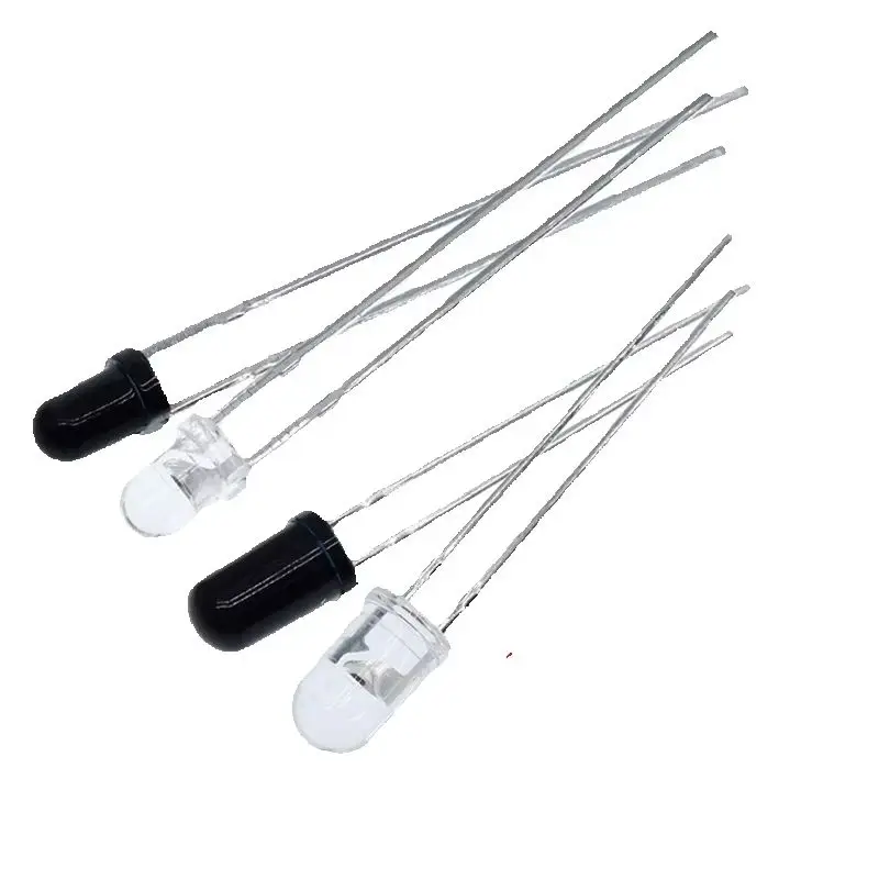 10/50/100 Pairs 5mm 3mm 940nm LEDs Infrared Emitter And IR Receiver Diode Diodes 301A