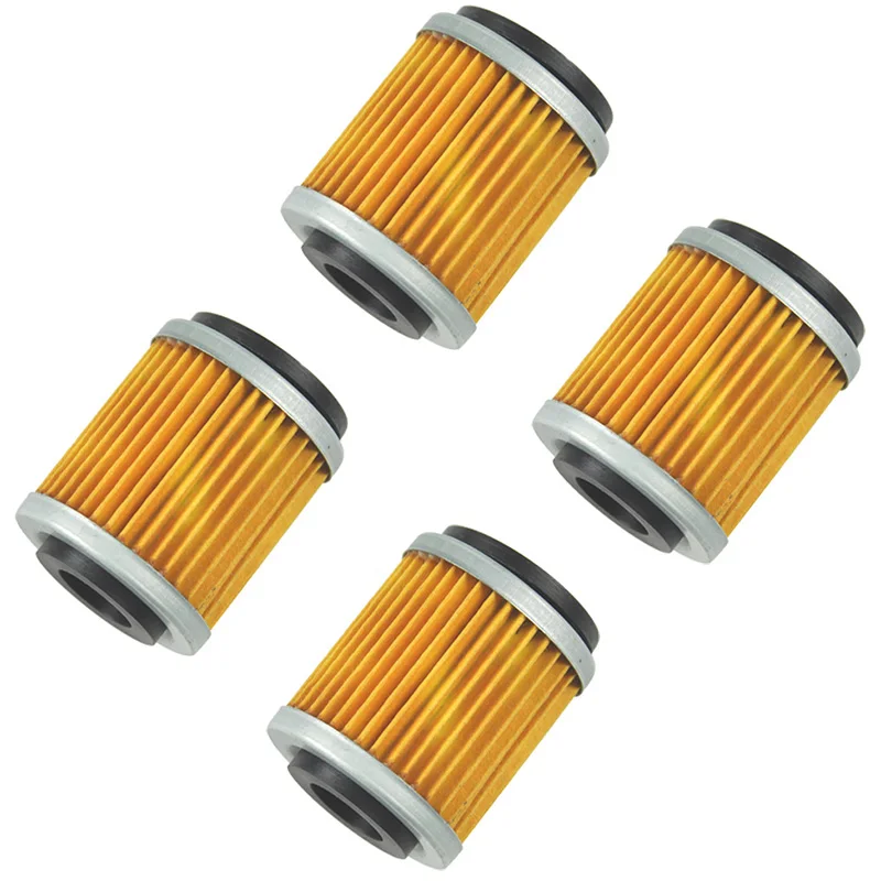 

Four Motorcycle Oil Filter For Yamaha 200 CC TW200 85-94 96-21 XT200 82-83 YFM200 85-89 YTM200 83-85 TW XT YFM YTM