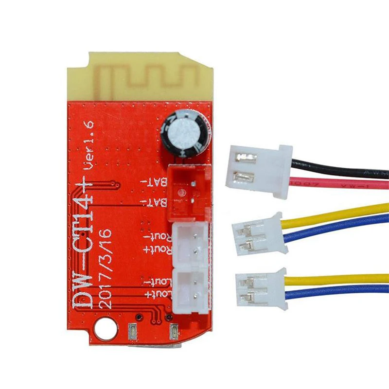 CT14 Micro 4.2 Stereo Bluetooth Eindversterker Board Module 5VF 5W + 5W Mini met Oplaadpoort voor Inbouwen Idle Sound Box