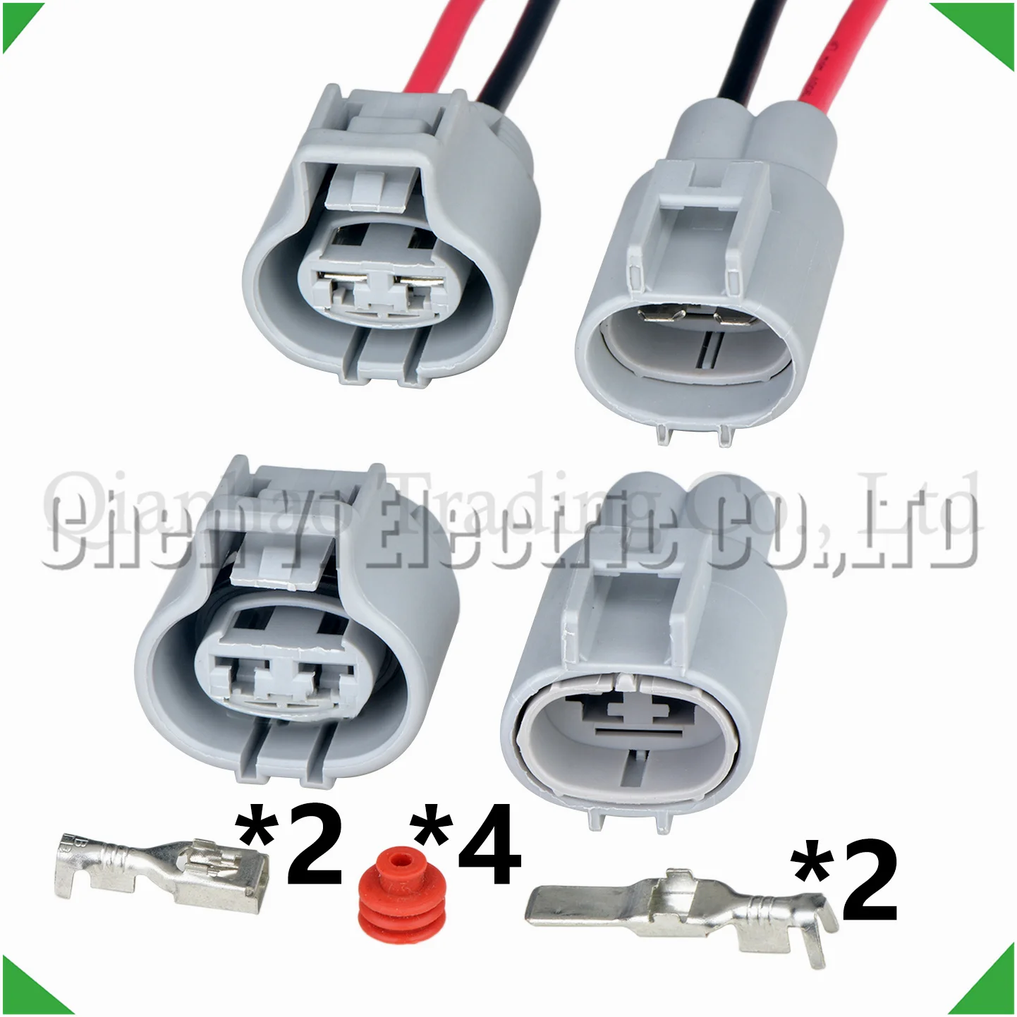 2 Pin Auto Connector harness Plug For Car water tank fan resistor 6-176146-6 368330-1 PA805-02327 176143-2 6-176143-6 368327-1