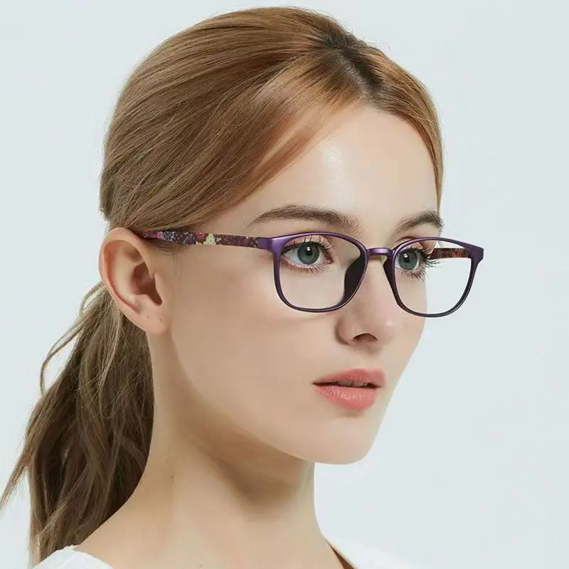 Lunettes de lecture pour femmes Vision Care, imprimé floral, en résine, avec verres grossissants pour presbytes, de +1.0 à +4.0