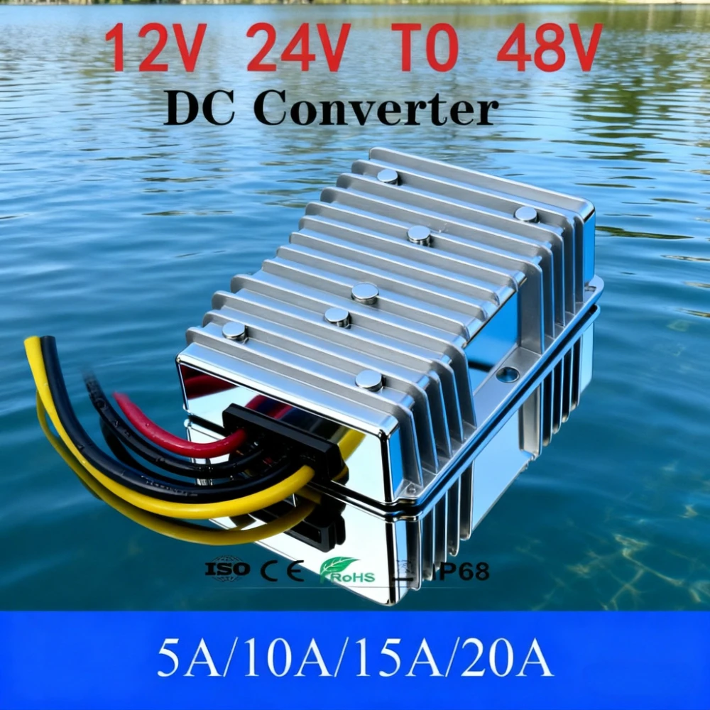 

CE DC Step-up Converter 12V 24V to 48V 5A 10A 15A 20A 240/480/720/960W Boost Voltage Regulator waterproof power supply module