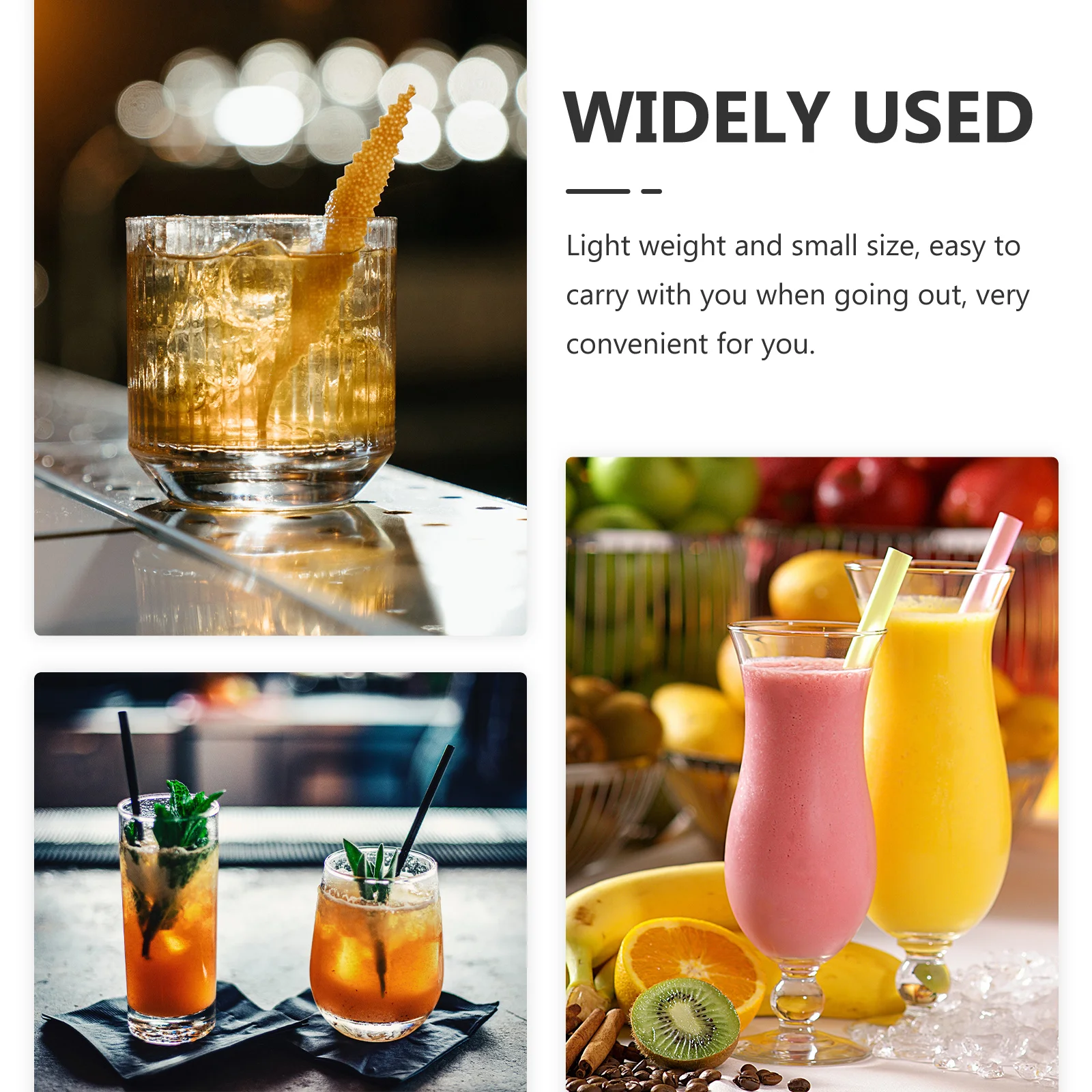 

6Pcs Silicone Straw Stoppers High-Grade Material Airtight Seal Splashing Proof Lightweight Small Size Easy Carry Reusable