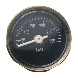 Manómetro de presión de aire, accesorios FX, Dial de 28mm, 200 Bar, 300Bar con rosca G1/8