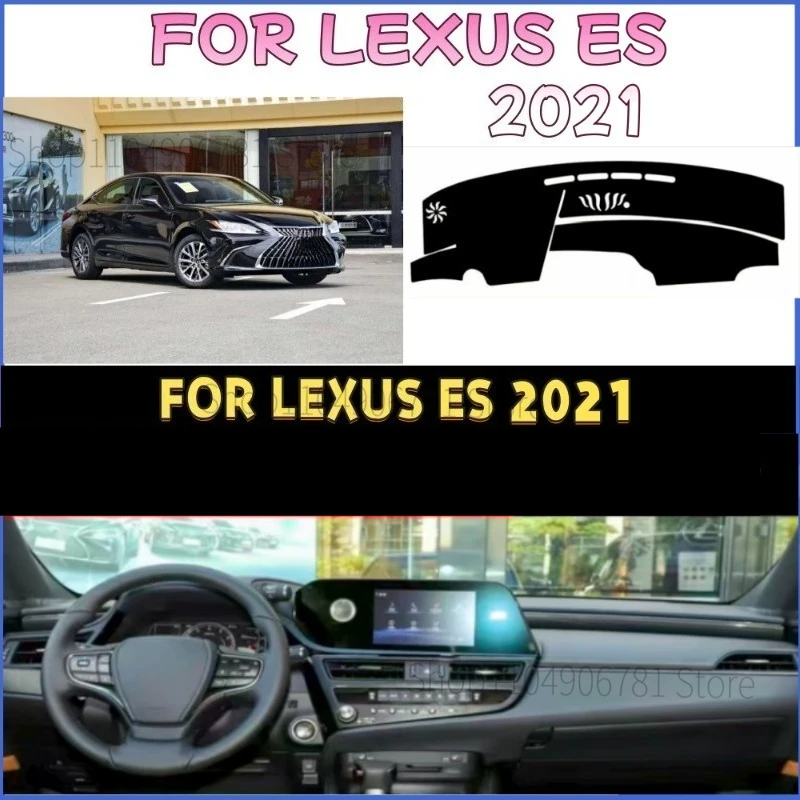 

FOR LEXUS ES 2021 Car Dash Mat Dashmat Dashboard Mat Cover Sun Shade Dash Board Cover Carpet Accessories