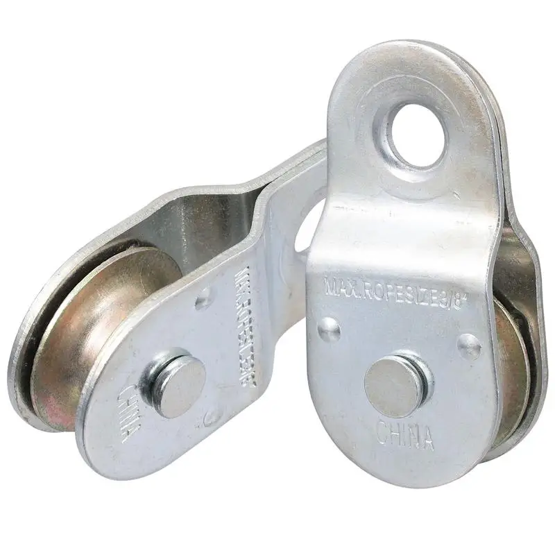 2-個シングルプーリー鋼吊りワイヤー牽引ホイールリフティングワイヤーケーブルプーリー機械産業クレーン用