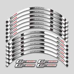 Reflective Motorcycle Accessories Wheel Sticker Inside of Hub Decals Rim Stripe Tape For BMW c650 sport C650SPORT C 650 SPORT