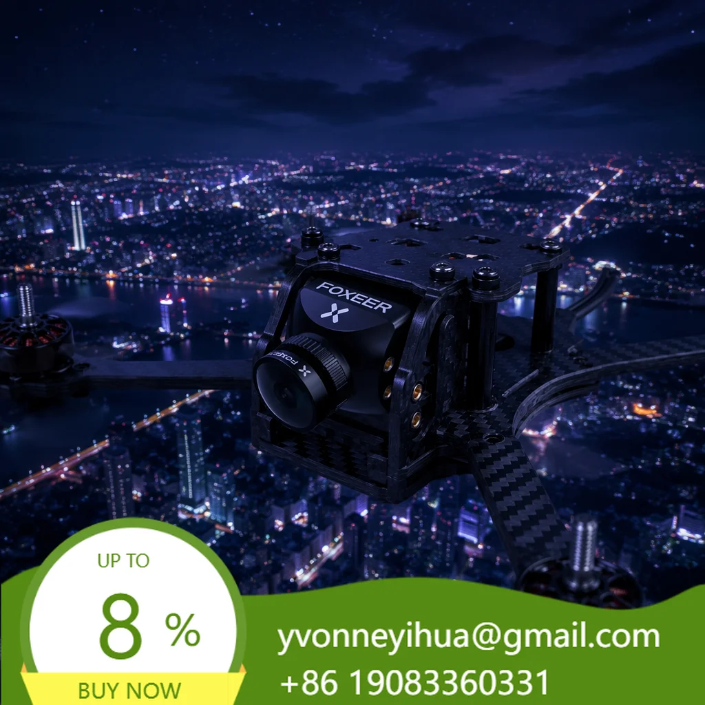 Foxeer Cat 3 Night Mini Micro 1200TVL 0.00001Lux Low Light Starlight Global WDR 5-36V FPV Camera