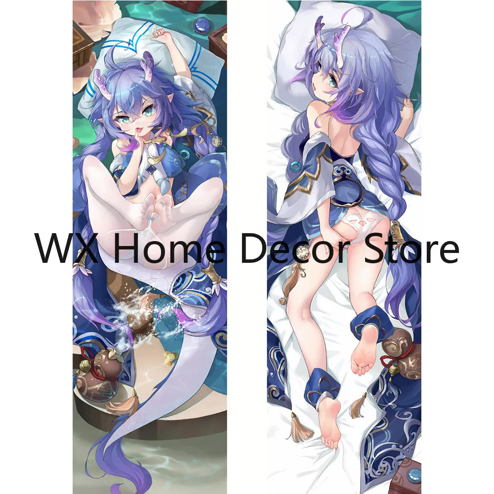 New Style Anime Honkai Star Rail Bailu Dakimakura Pillowcase Hugging Body Otaku Cushion Cover Home Bedding Decor Gift