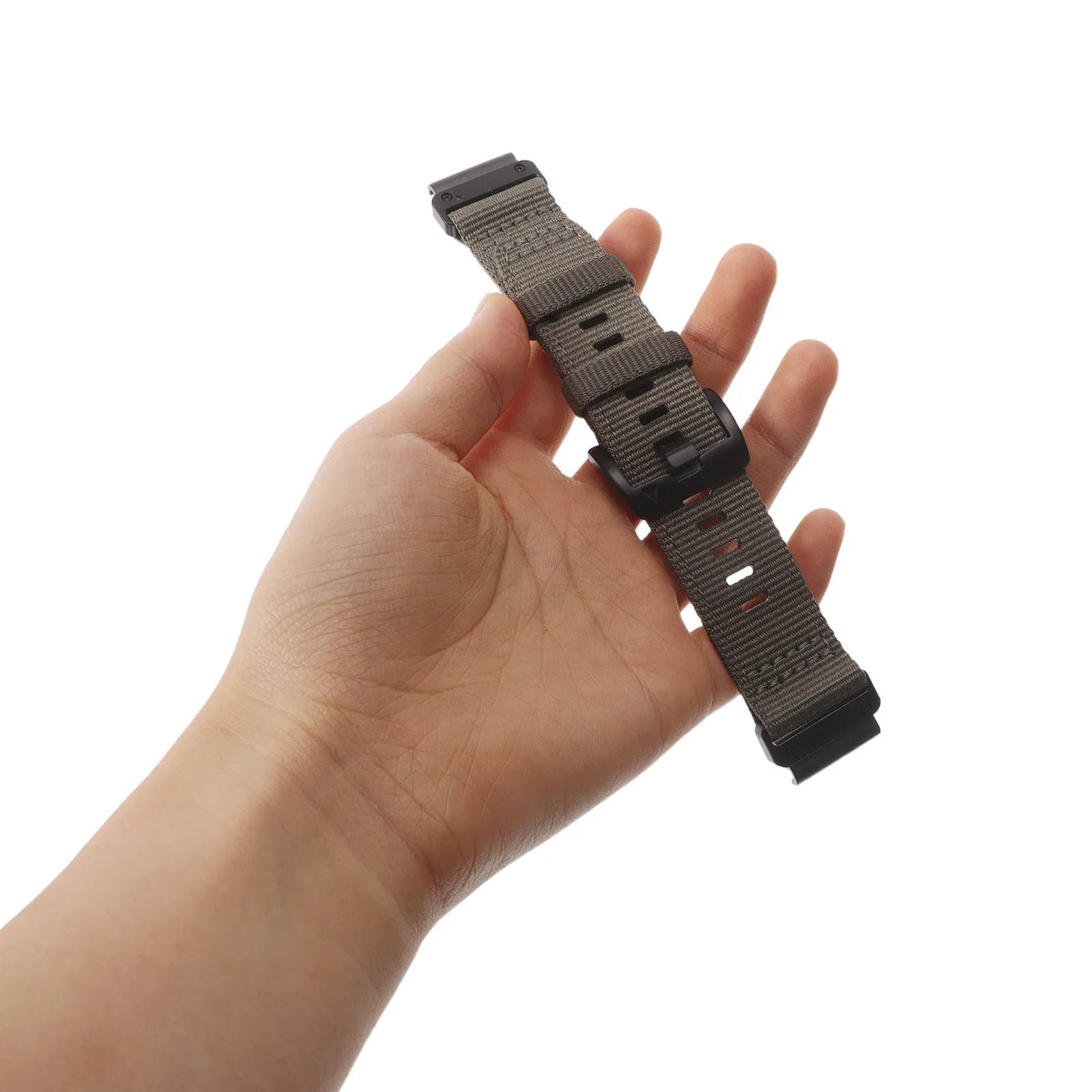 

Quick Release Nylon Watch Band Olive Green Universal Sport Replacement Strap For Waterproof Sweatproof Outdoor