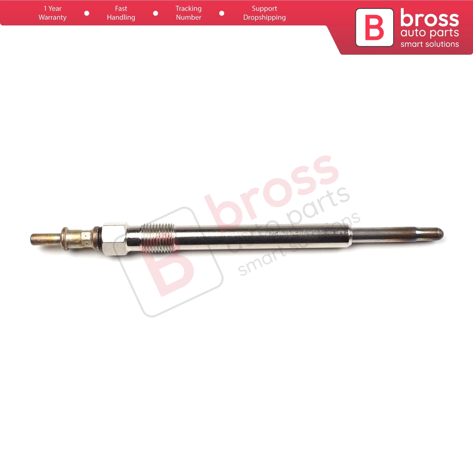 Bross Auto Parts BGP64 1 Piece Heater Glow Plugs GX2133, 0100266005 for Mercedes 30 CDi AMG Fast Shipment Ship From Turkey