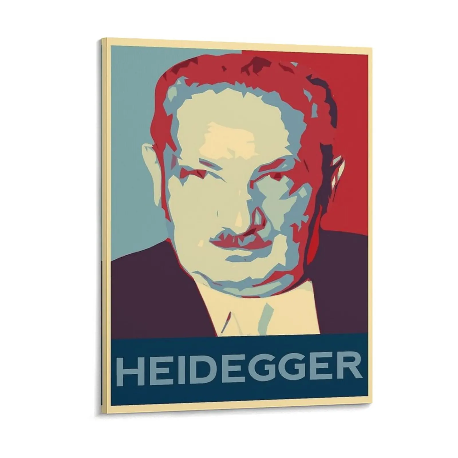 

Martin Heidegger Poster Canvas Painting Garage Kitchen Printed Funny Bar Framed Wall Painting