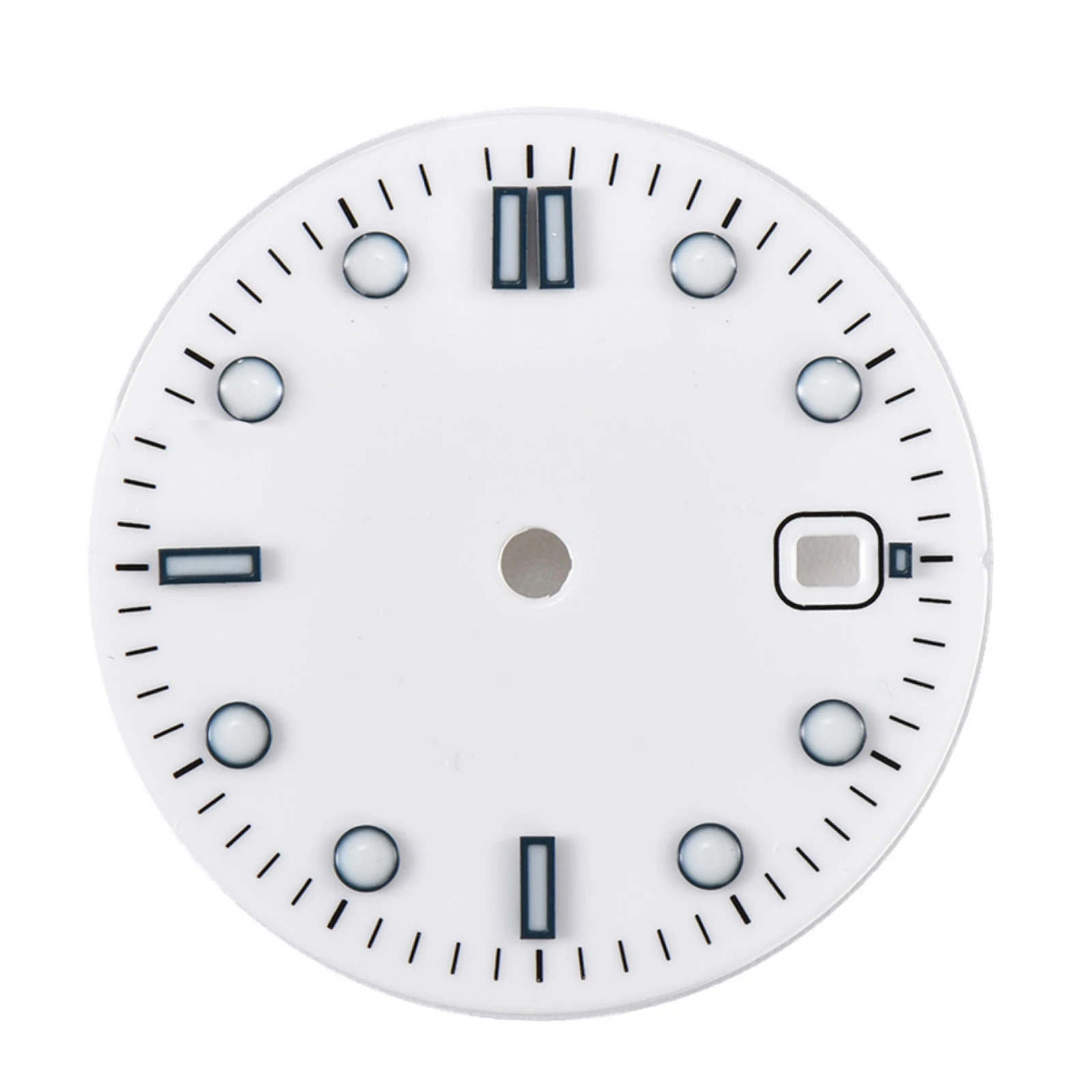 Mostrador de Relógio Wave de 31mm para Movimento ETA 2836 2824 e Miyota 8215 8205, Mostrador Verde Luminoso, Acessórios de Substituição para Relógio