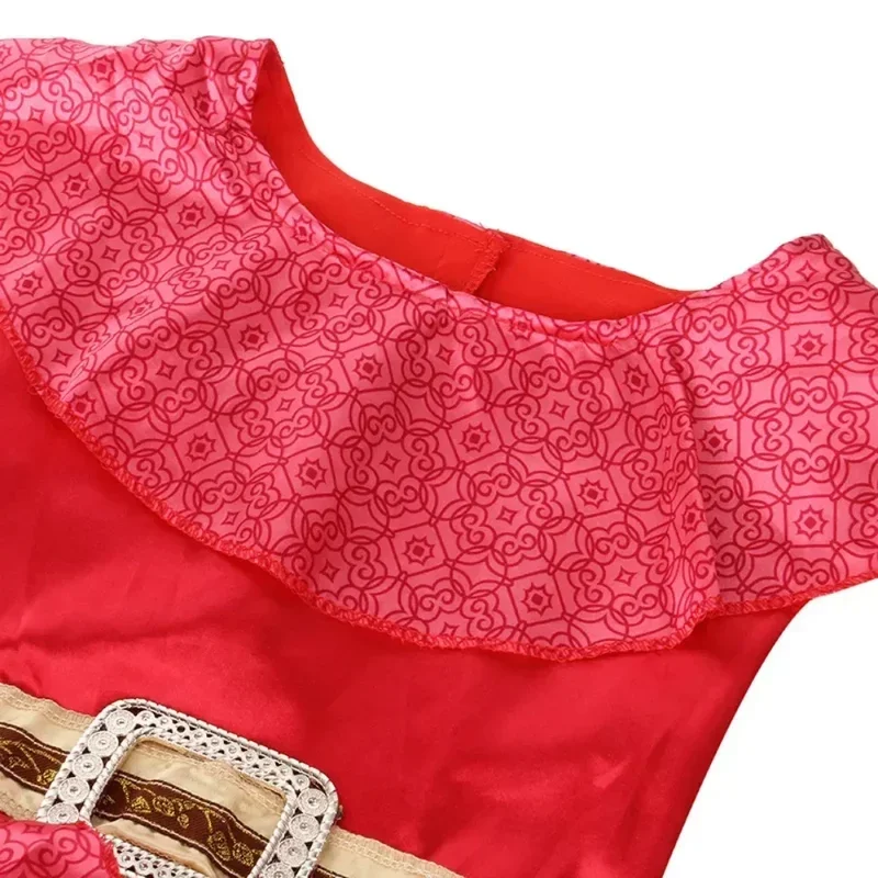 Anime Princess Elene Cosplay Costume Kids Cute Red Dress Full Set Girls Role Play Princess Dress Suit Halloween Carnival Par@0Z*