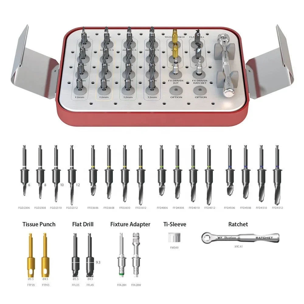 guide Surgical tool box Oral  repair universal tool torsion wrench screwdriver