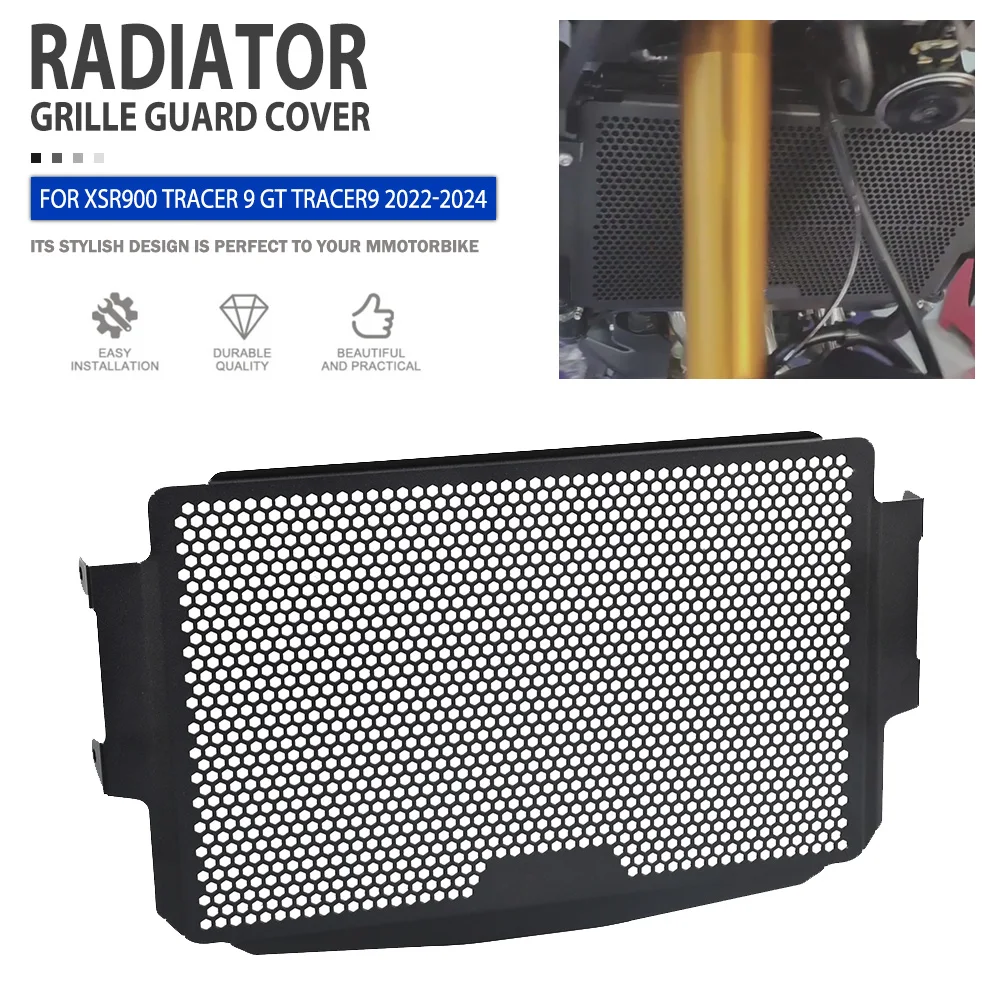 

Radiator Guard For Yamaha XSR900 Tracer 9 GT Tracer9 2022 2023 2024 Motorcycle Radiator Grille Cover Protector Accessories Parts