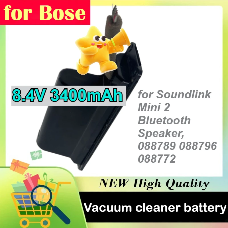 

8.4V 3400mAh Replacement Battery for Bose Soundlink Mini 2 Bluetooth Speaker, 088789 088796 088772