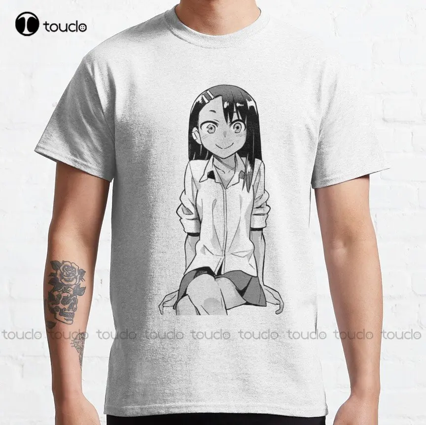 Nagatoro Legs Crossed Classic T-Shirt Athletic Shirts Women Custom Aldult Teen Unisex Digital Printing Tee Shirts Custom Gift