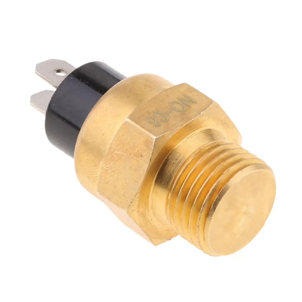Termostato de Metal para Ventilador de Água, Sensor de Motor, Interruptor de Ventilador de Resfriamento de Radiador para Carro, Compatível com Honda, Scooter Chinês, ATV, Go-kart