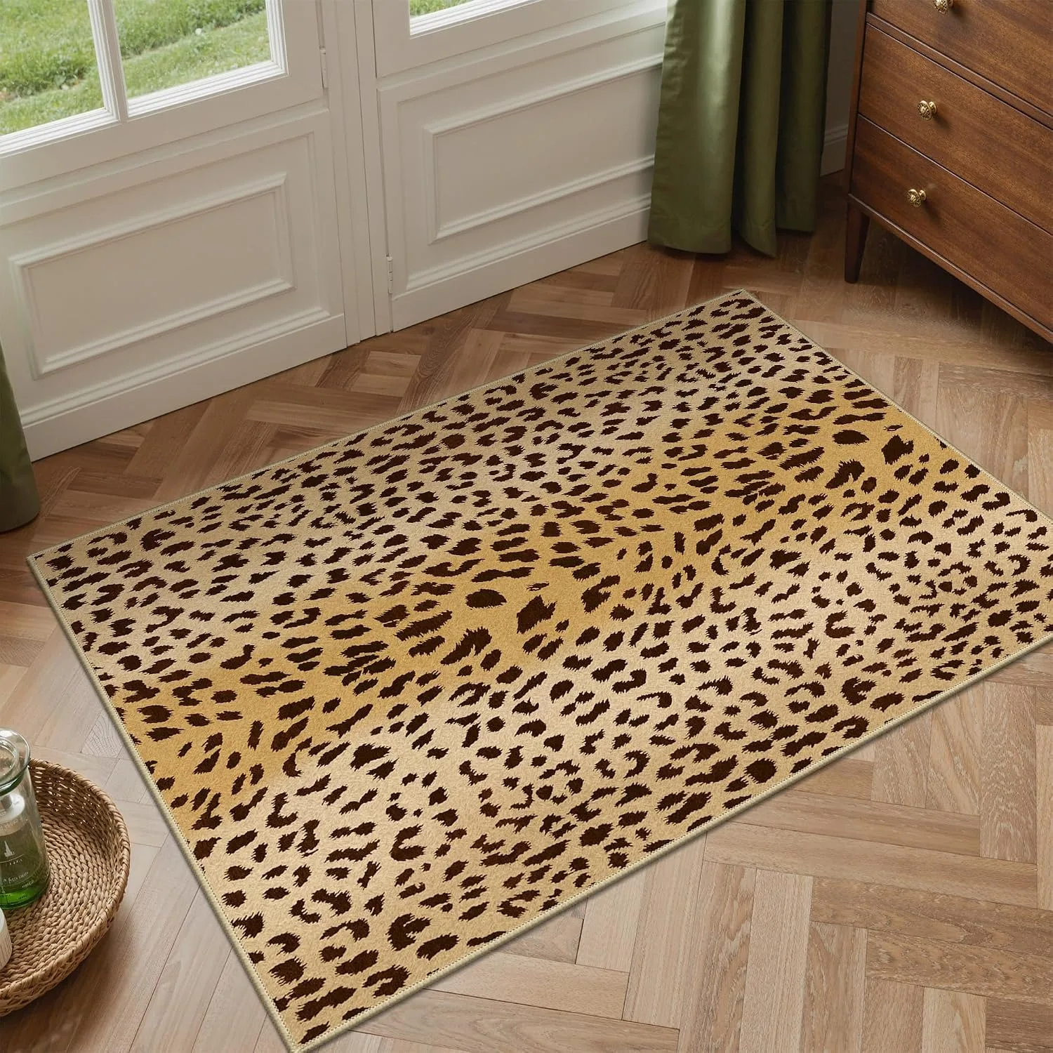 Entrance Doormat Light Luxury Leopard Print Welcome Rug Anti-slip Carpet Entry Door Mat Foyer Rugs Home Decoration Capacho 바닥매트