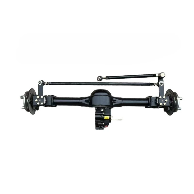 

Front Drive Electric Vehicle Four-wheeler Chassis Accessories Gear Line Saddle Seat Lug Disc Brake Steering Front Axle