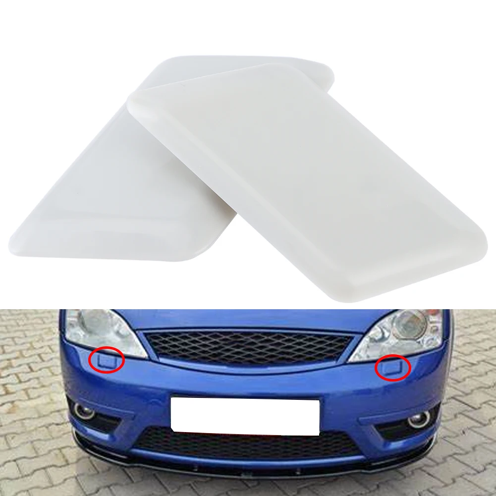 Coppia di coperchi per tappi a getto lavafari per fari Set 1301040 1301038 adatti per FORD MONDEO MK3 III 2000-2007