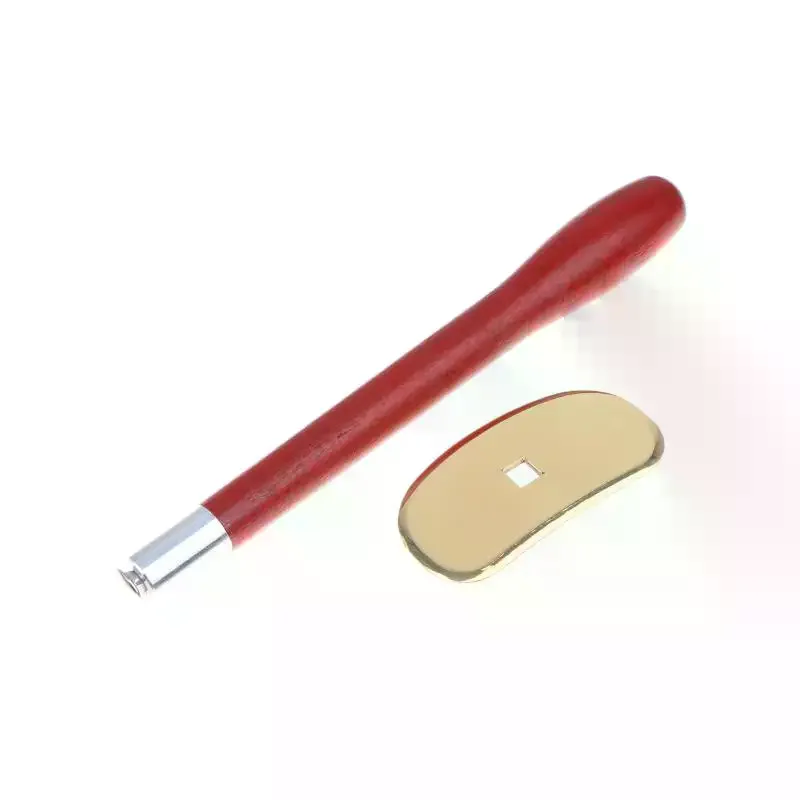 

Thai-style Massage Scrub Pad Made Of Pure Copper, With A Long Handle; Easy To Use For Self-scrubbing The Back