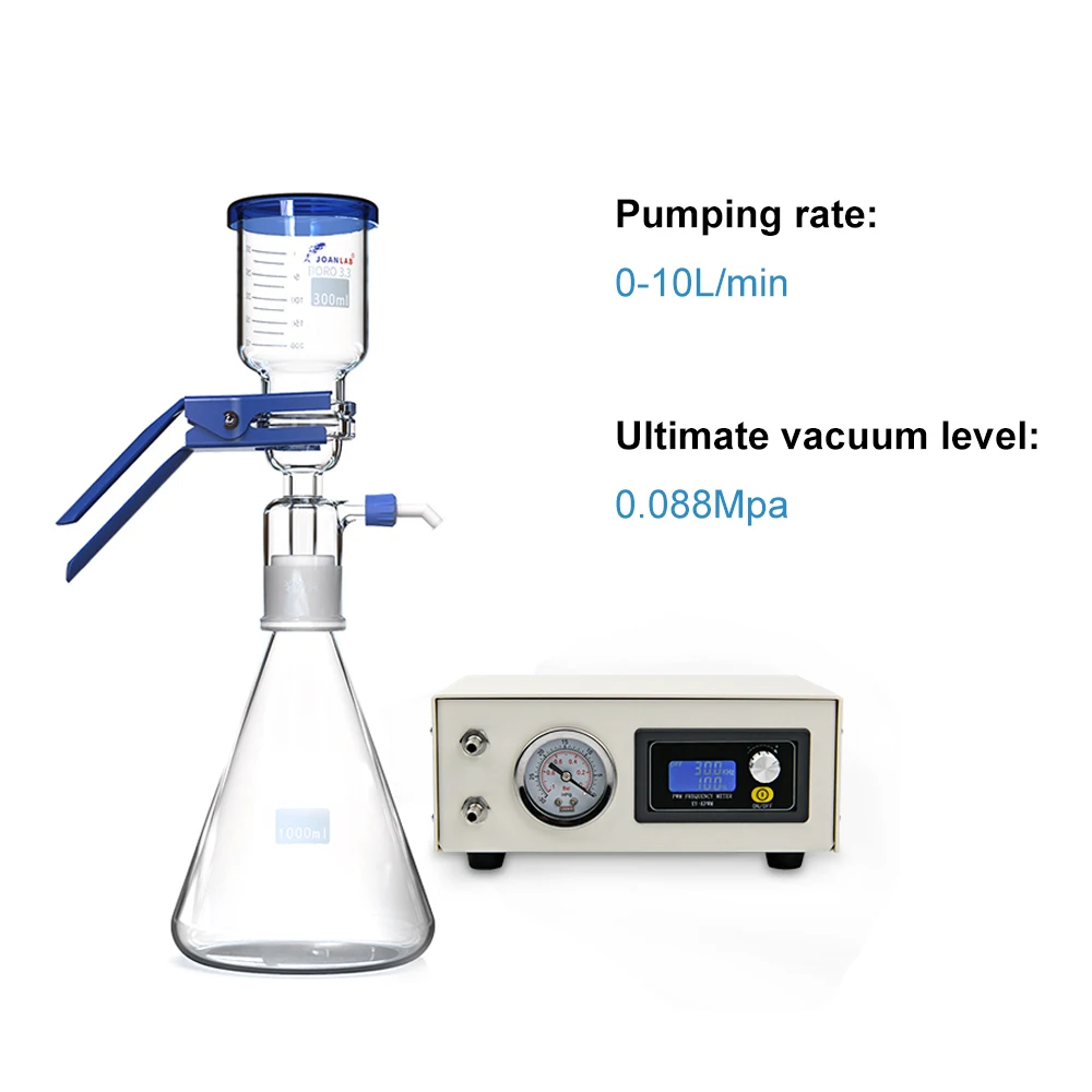 Kamoer-bomba de vacío de diafragma sin aceite, 0-10L/min KCVP, 24V, Motor BLDC, presión negativa, 0,085mpa, bomba de succión para análisis de