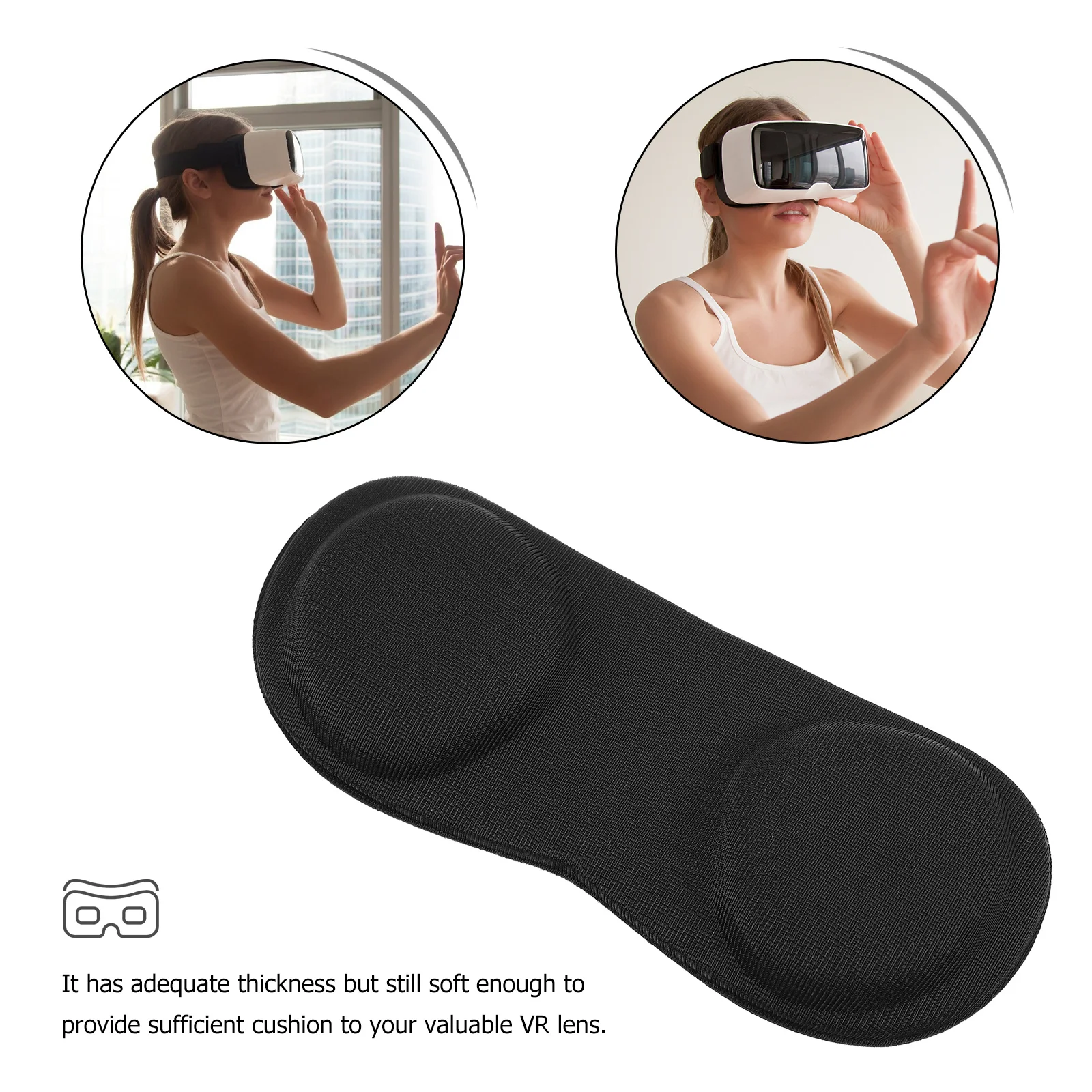 

Anti-Scratch Vr Lens Cover for Vr Black Collision-Proof and Scratch-Proof Long-Term Usage Easy to Put in and Take