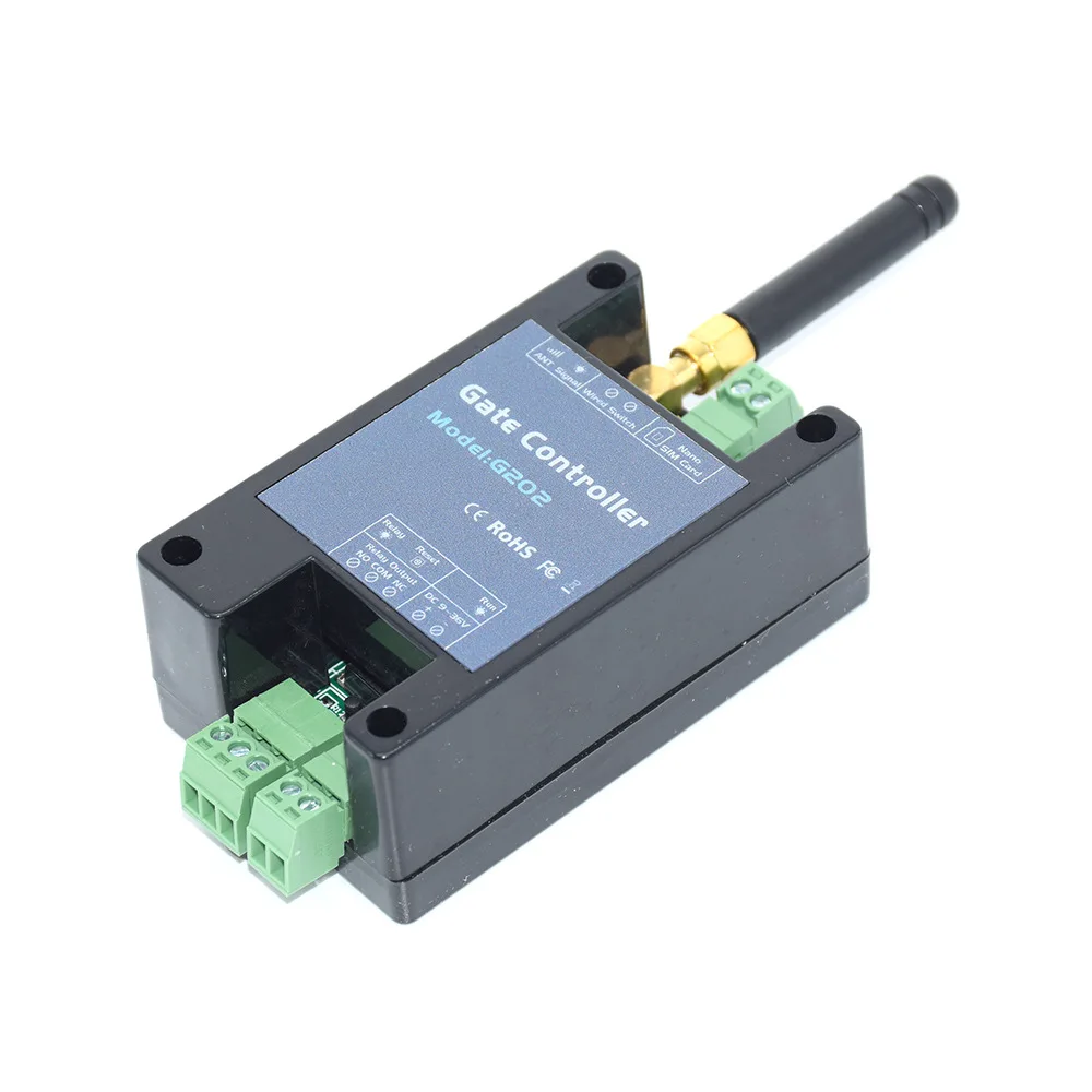

G202 GSM Mobile Phone SMS Controller Door Opener Electric Light Fan Water Pump Motor Door Opener Relay 2g4g