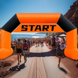 Stable Inflatable Racing Arch Start Finish Line with Blower&detachable banner Inflatable Archway arch gate for Outdoor sports