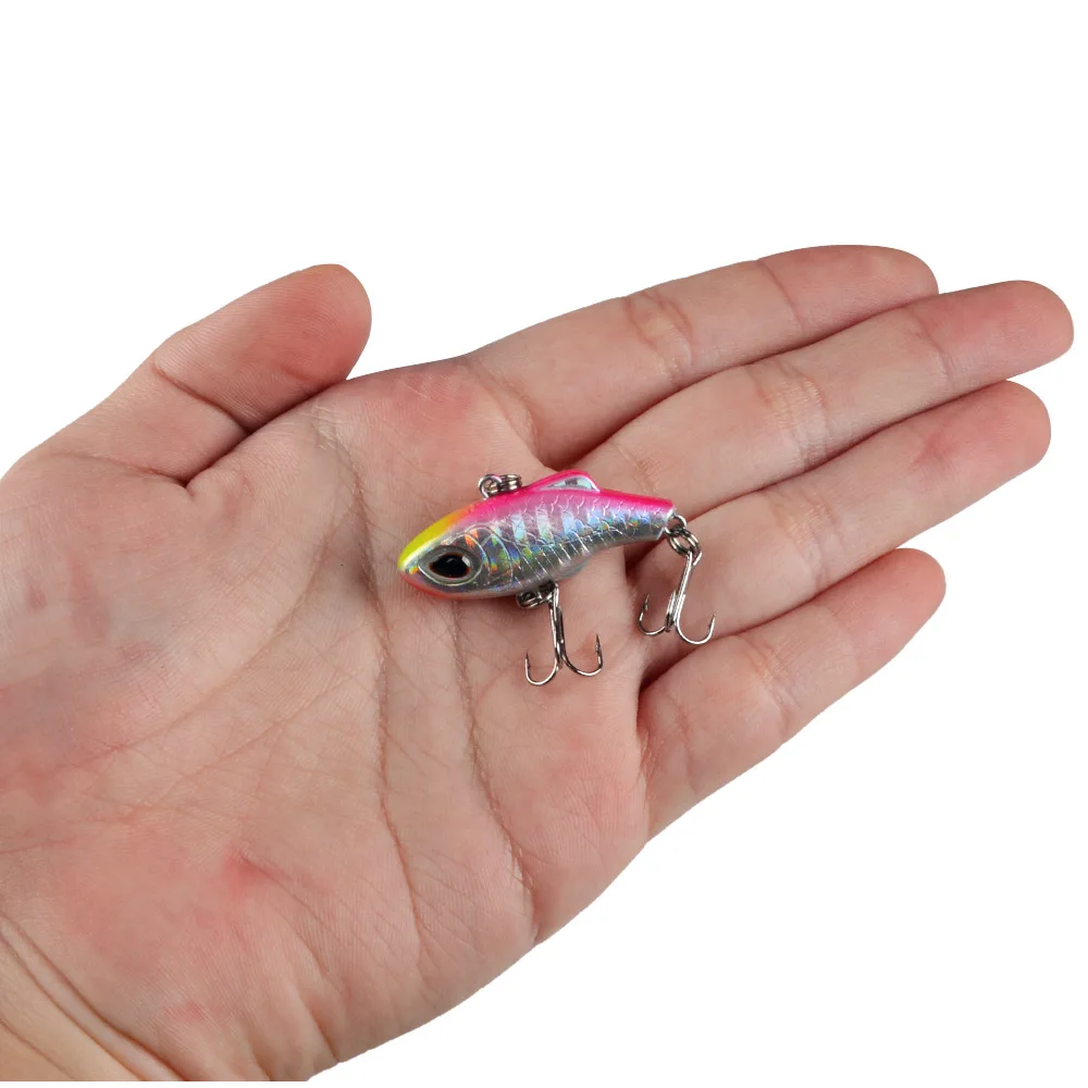 New Luya bait micro object Vib long-range laser 3.5 cm/5g full swimming layer fake bait hard bait fishing gear