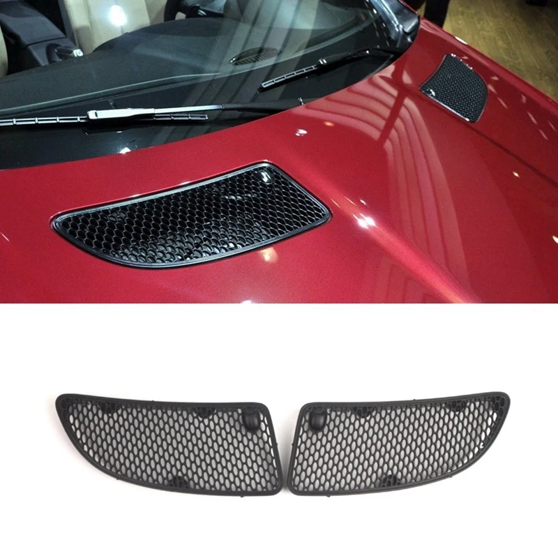 Front Hood Vent Grille Cover For Mercedes Benz R171 SLK280 SLK350 2005-2011 1718800385 1718800485 1718800285 1718800585