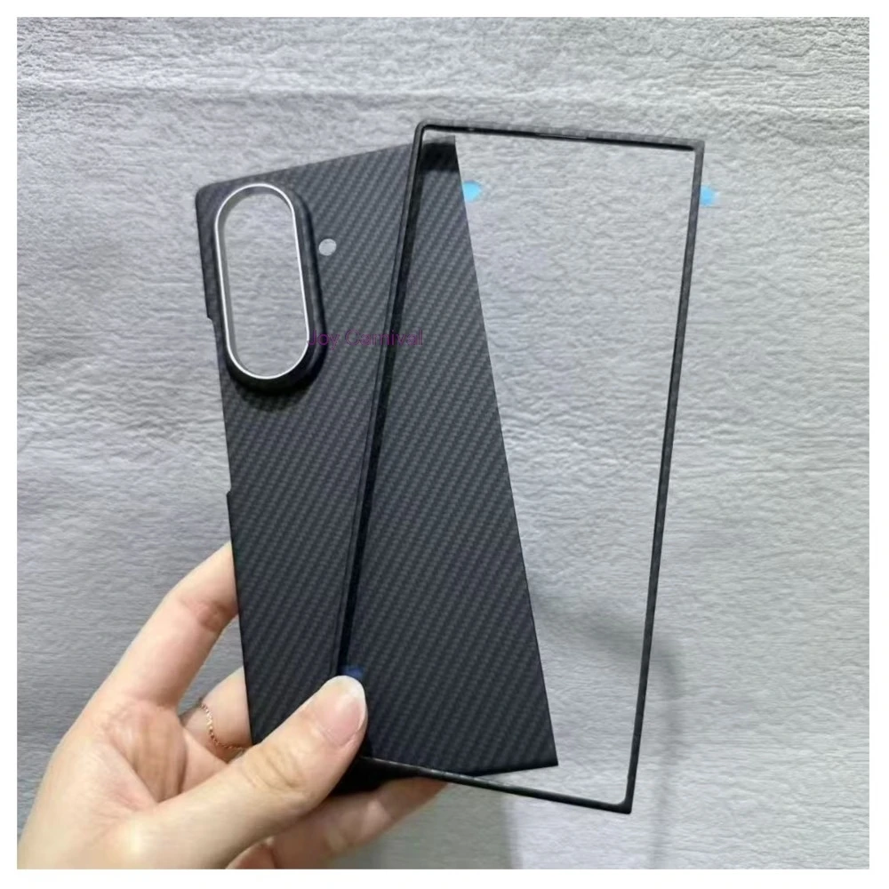 

Магнитный чехол Magsafe для Samsung Galaxy Z Fold 7, арамидный магнитный ультратонкий чехол из углеродного волокна для Galaxy Z Fold7, чехол
