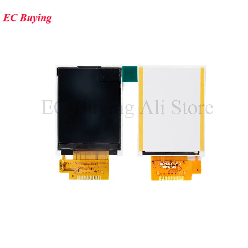 1.8 "1.8 polegadas 128x160 spi cor tft lcd display led 128*160 módulo st7735s 3.3v substituir conector de alimentação oled para arduino