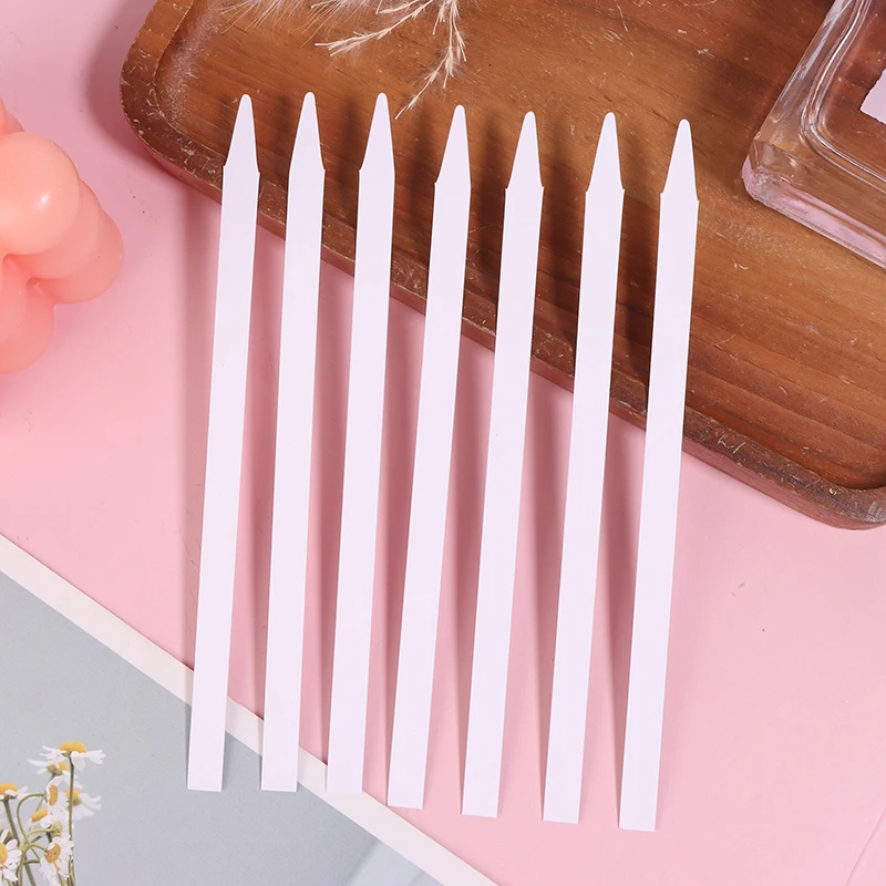 50PCS Tester Strips Fragrance Disposable White Women Smell Paper Paper Strips Test Paper Aromatherapy Perfume Essential Oils