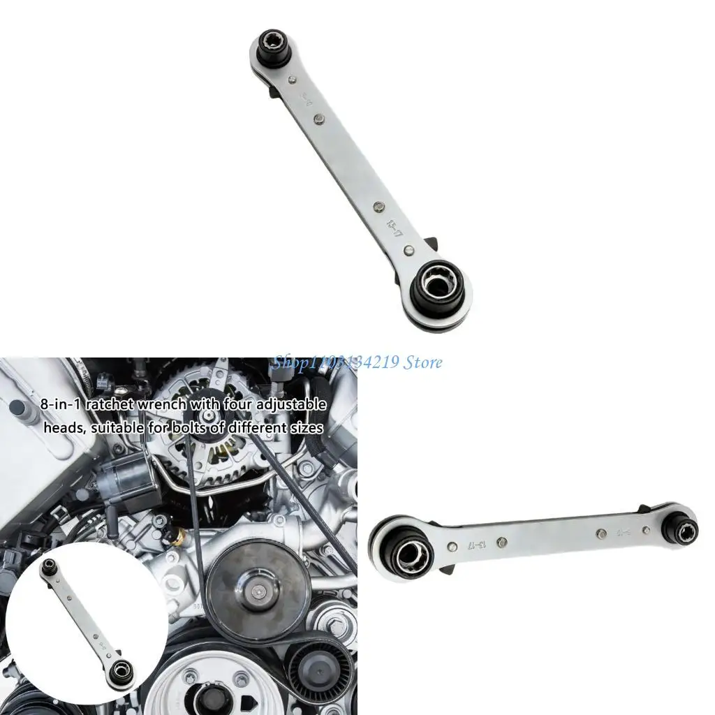 

N5KC Ratchet Harench Spanner Double Dough