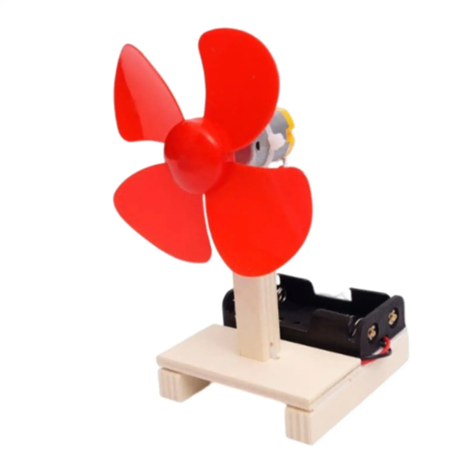 Modèle de ventilateur électrique bricolage, jouets scientifiques, expérience physique, kit d'assemblage pratique pour étudiants, convient aux 6 à 14 ans