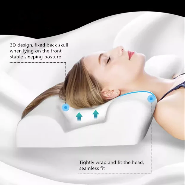 3D Beauty Pillow Side Sleep Does Not Press Face Cervical Pillow Anti Wrinkle Face Pillows Helps Sleep Memory Foam