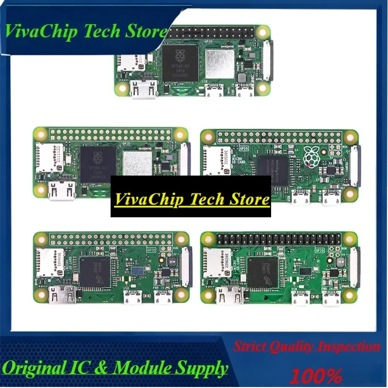 VivacpAismartlink Raspberry Pi Zero 2 W WH Development Board (Version 1.3) - Compact Pi0 Board With Multiple Kit Options