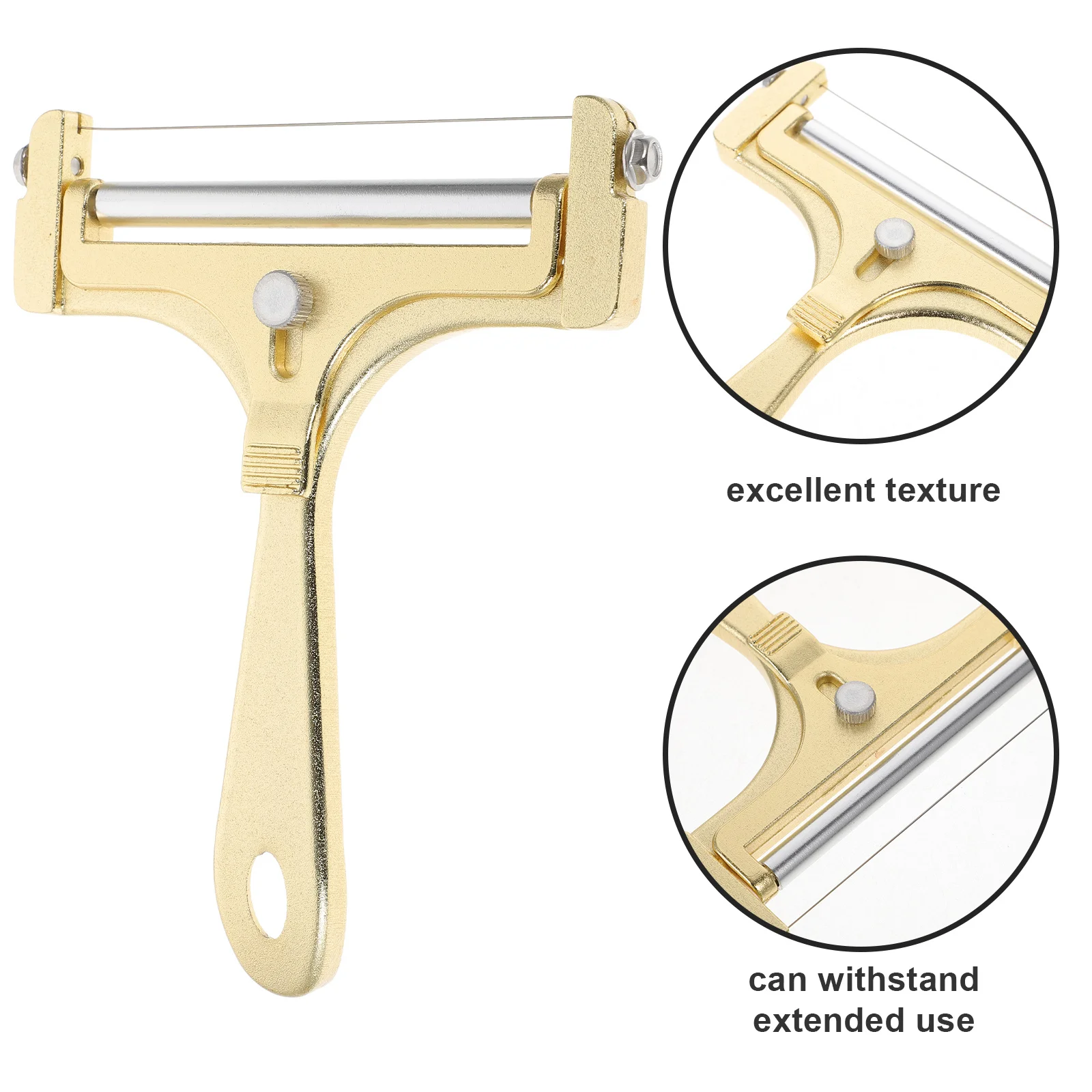 

1Set Portable Cheese Slicer Lightweight Compact Size Fine Craftsmanship Home Cheese Cutting Device Kitchen Cutters