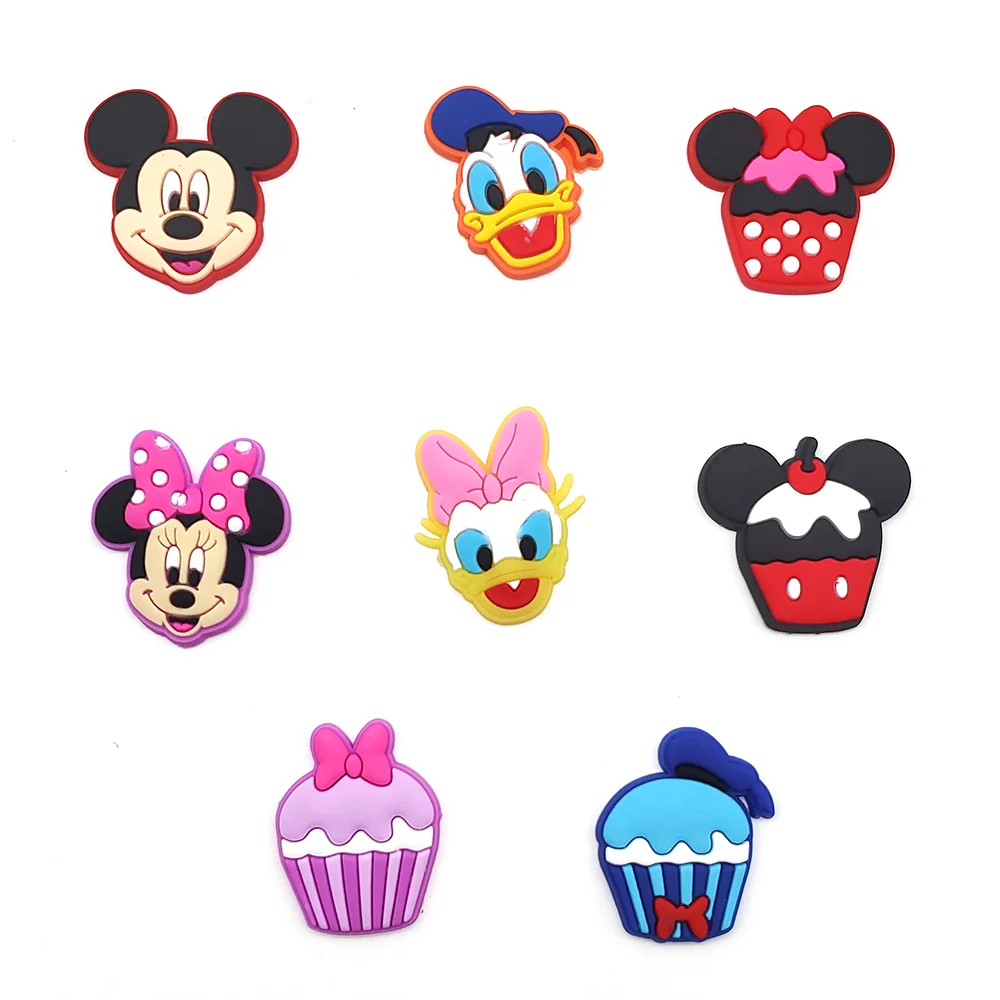 Hot Disney Cartoon Mickey Marvel Wholesale Shoe Charms Cute DIY Clogs Shoe Accessories Fit Sandals Decorate kids Boy X-mas Gifts image 6