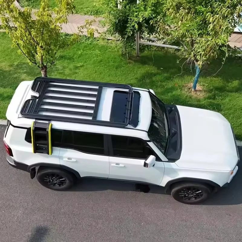 Aluminum Roof Rack Cross Bars Cargo Basket Fit For LC250 2024