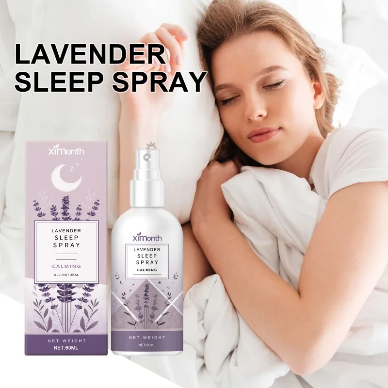 Aromatherapy Lavender Deep Sleep Pillow Spray Insomnia Seed Extract Essential Oil Relieve Stress Anxiety Help Sleep Fresh Spray