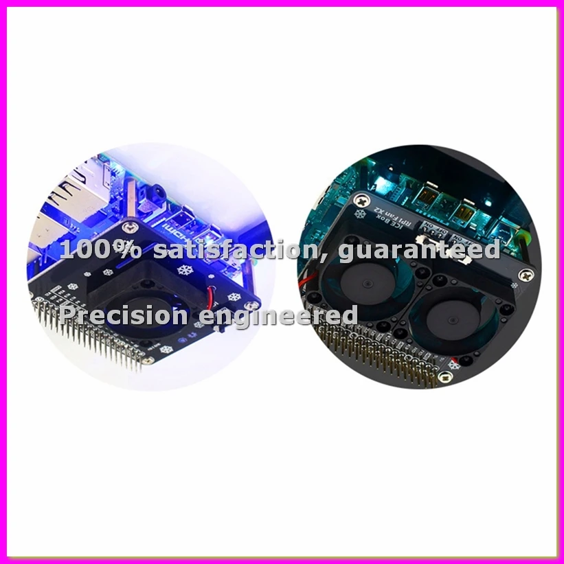 

Плата расширения GPIO для модели B с двумя вентиляторами охлаждения, для 4B, 3B+-ABVP