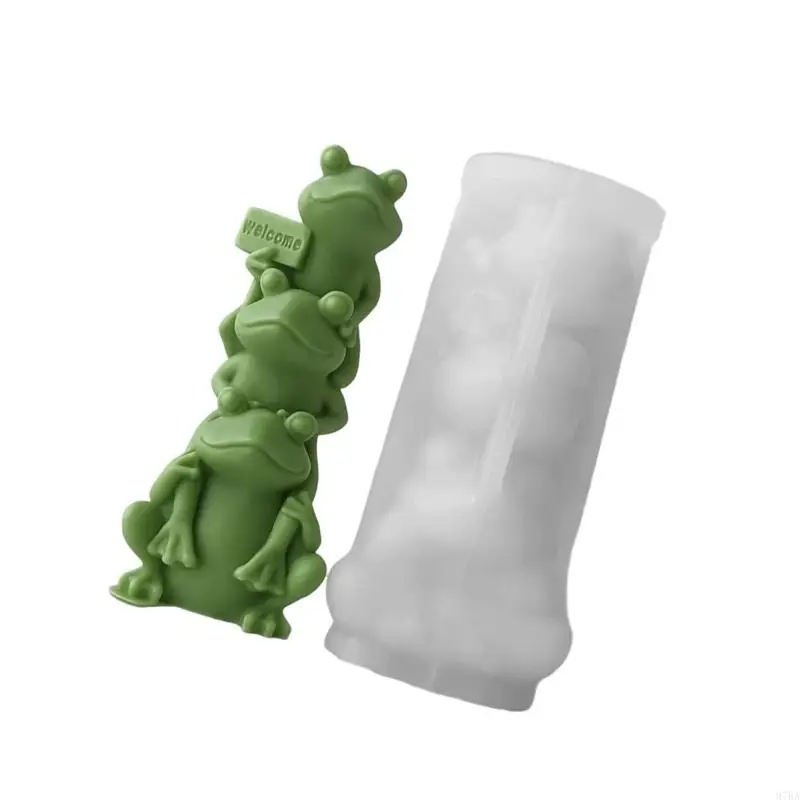 97BA الكرتون الحيوان شمعة قوالب اللصقات قوالب الضفادع قوالب السيليكون قوالب المسبوكات