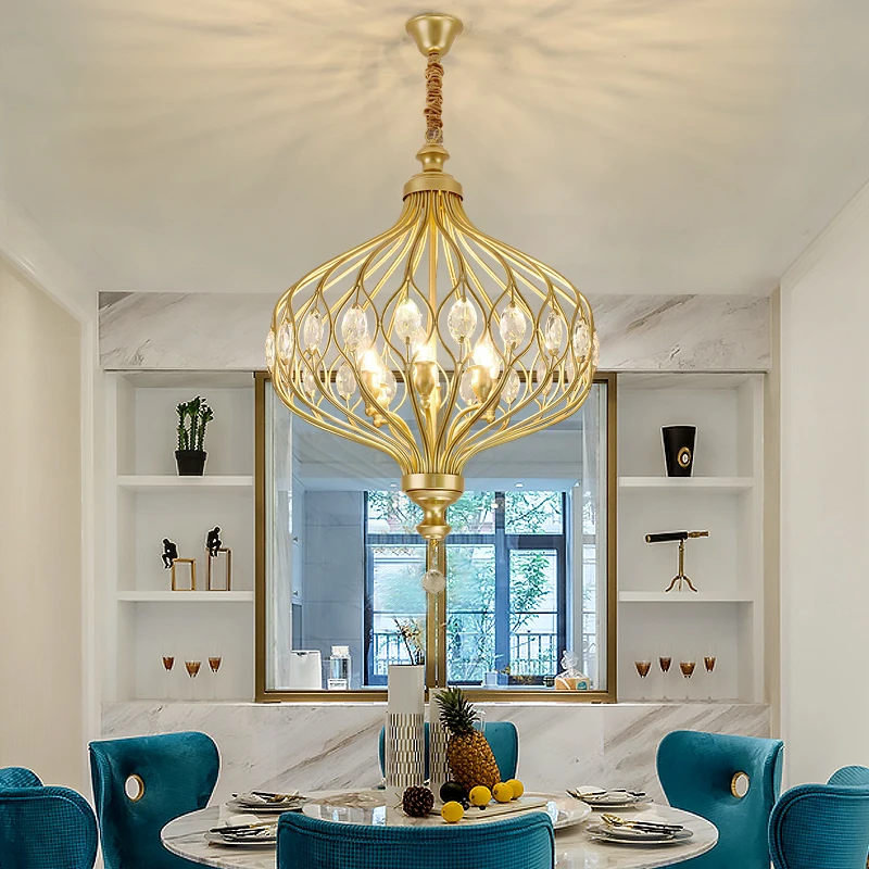 Modern Crystal Chandelier Lighting For Kitchen Bedroom Art Deco E14 LED Chandeliers Ceiling Lustre Cristal Light Fixtures