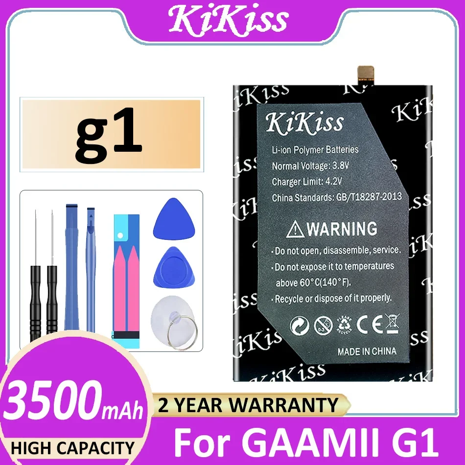 

KiKiss Battery g1 3500mAh For GAAMII G1 Bateria